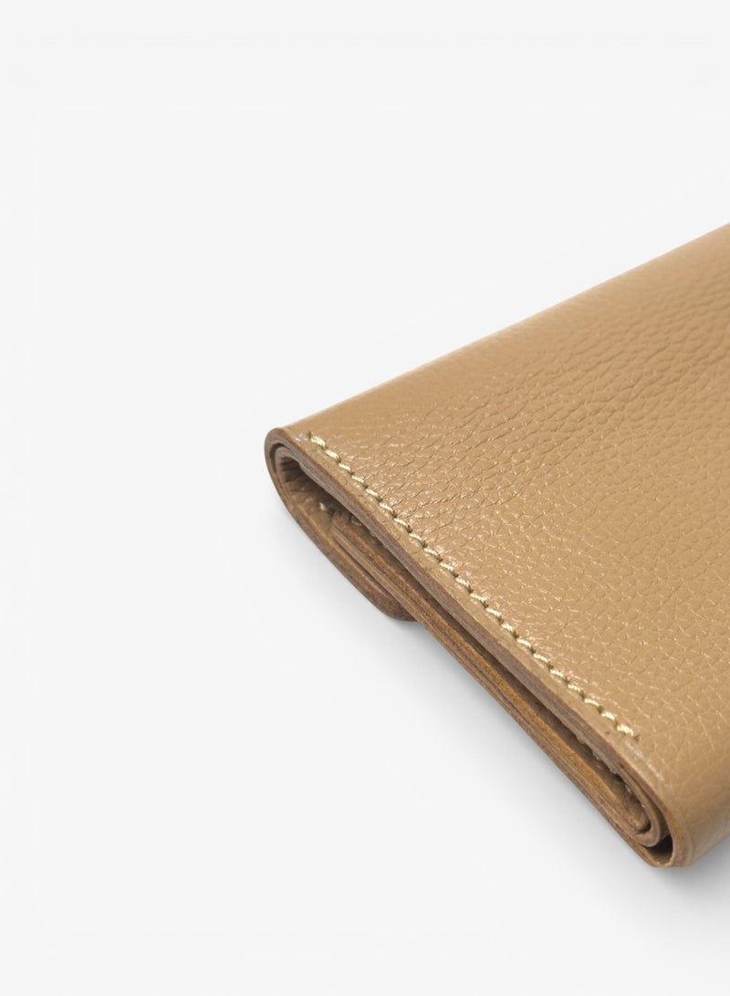 Emery Victoria Trifold Wallet Tan - Image 2